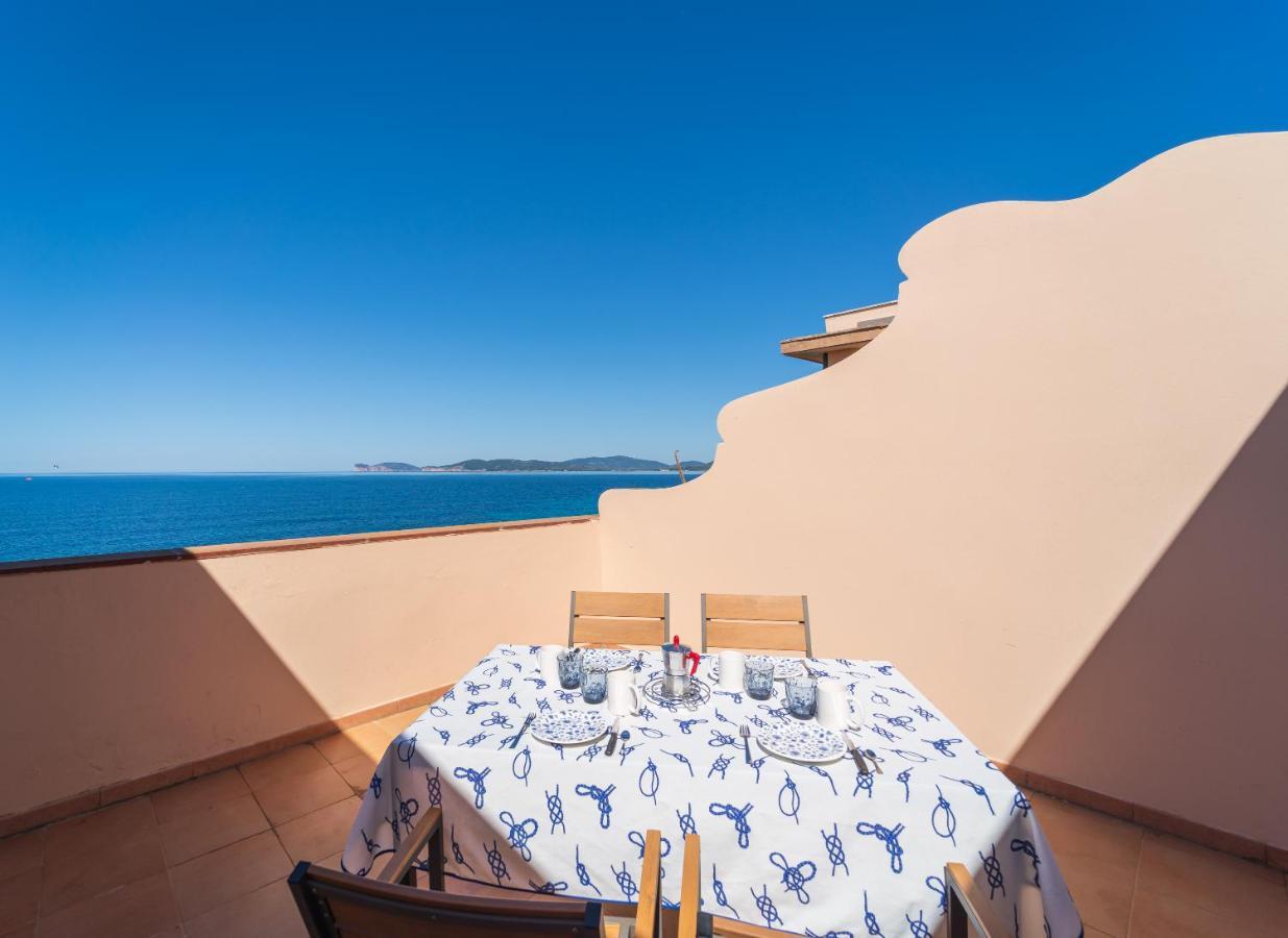 Appartement Sea Front Terrace Marco Polo à Alghero Extérieur photo